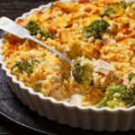 Old Fashioned Chicken, Rice and Cheese Casserole