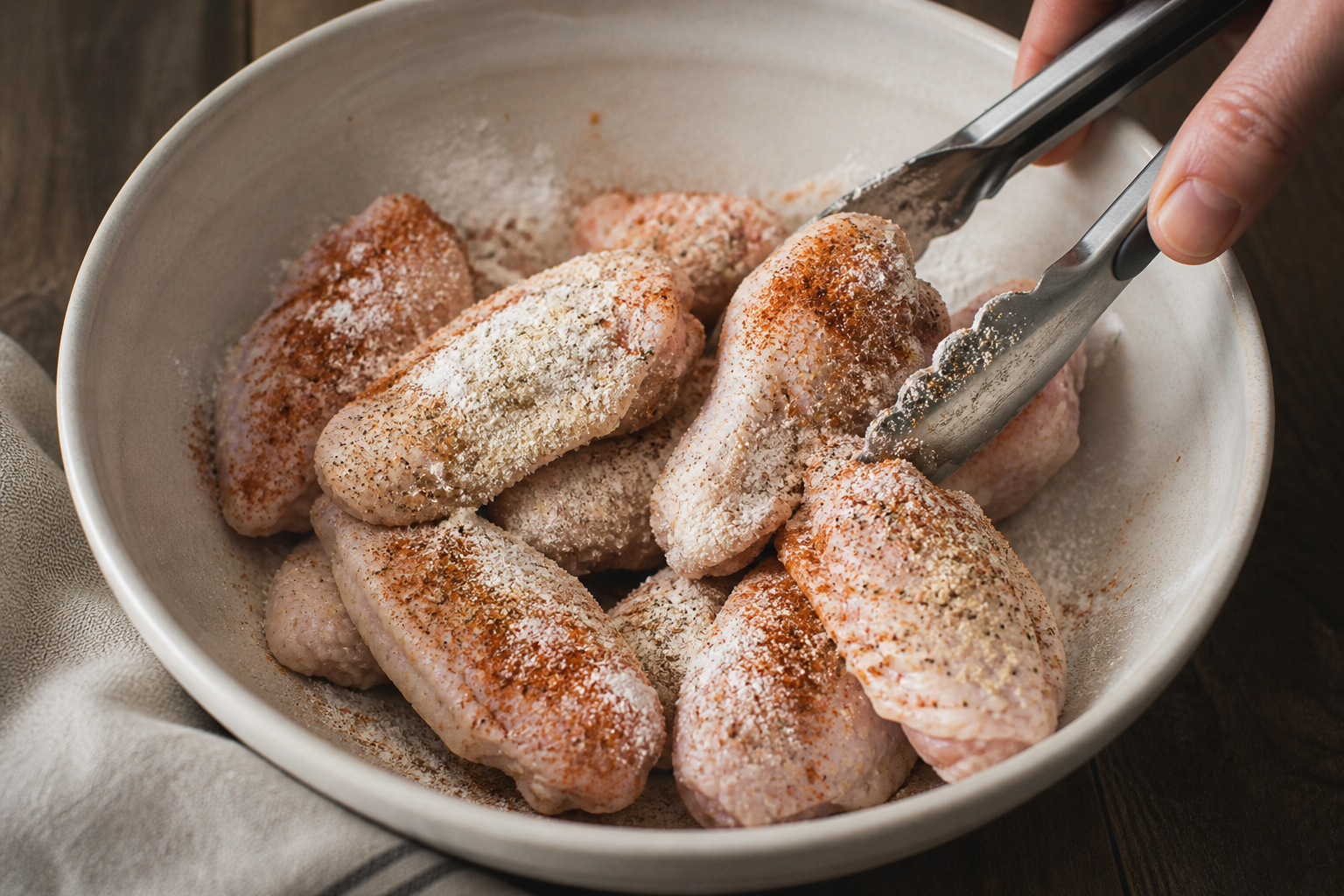hot honey chicken wings process shot wings tossed in seasoning