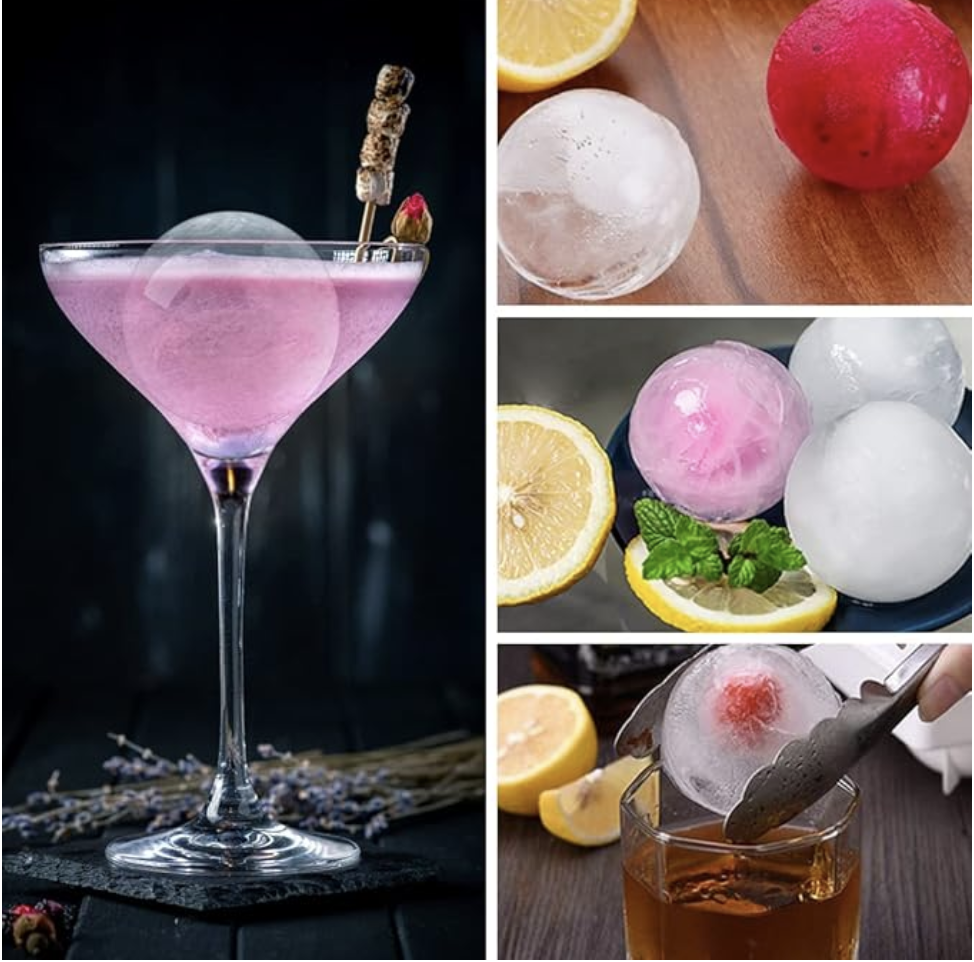 ice cube molds, ice for cocktails